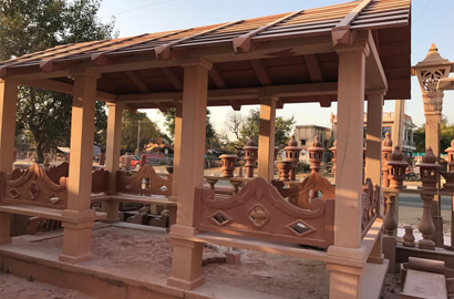 Sandstone Jhopdi Gazebo