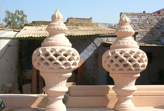 Beige Sandstone Lamp